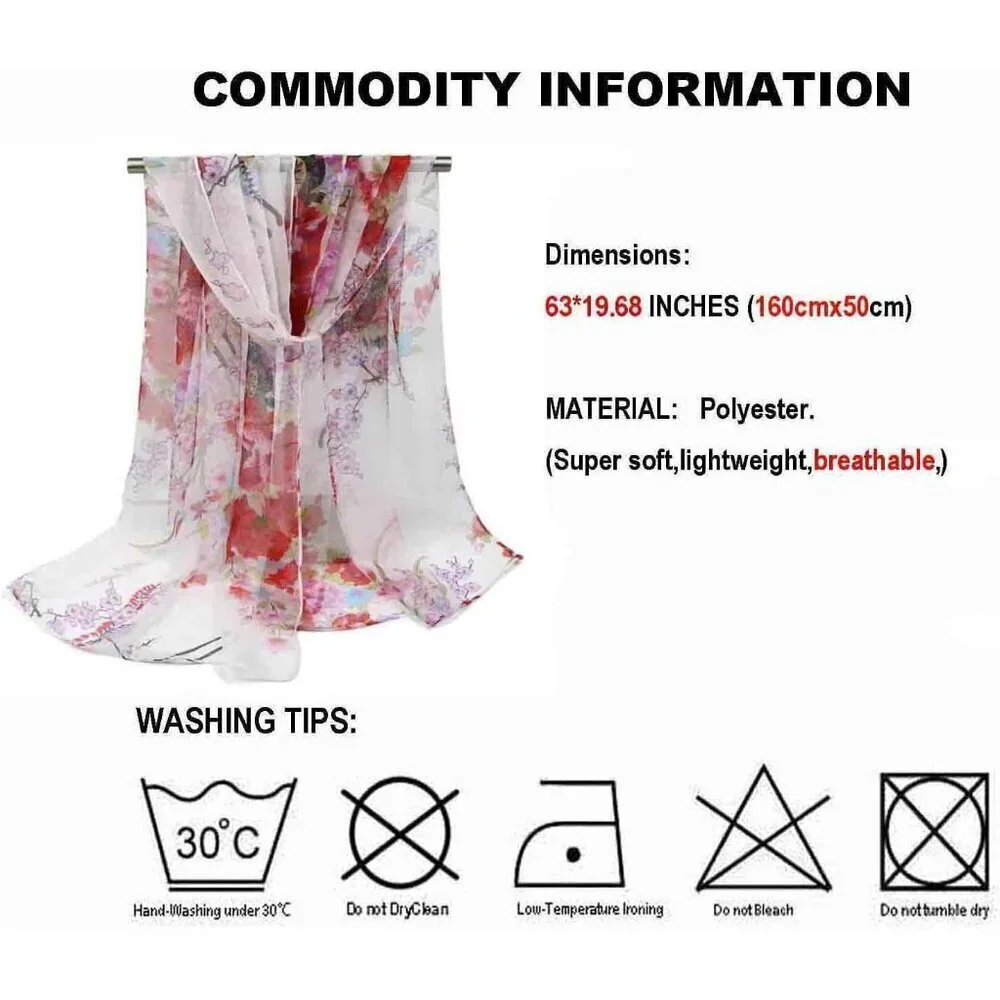 N/A dimensions scarf